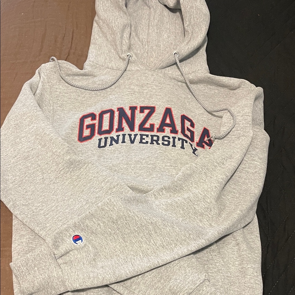 Champion Heather Gray Gonzaga University Hoodie